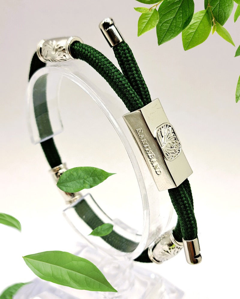 Forest Green Ornate Bracelet